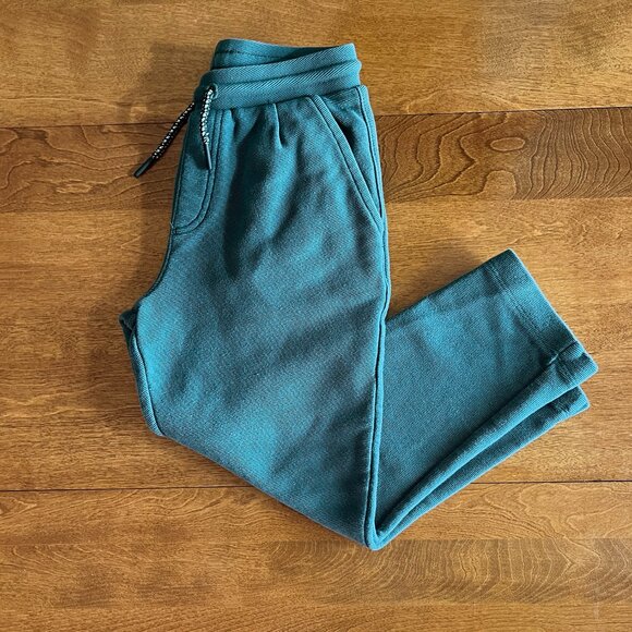 Hanna Andersson green twill joggers 120 - Picture 2 of 9